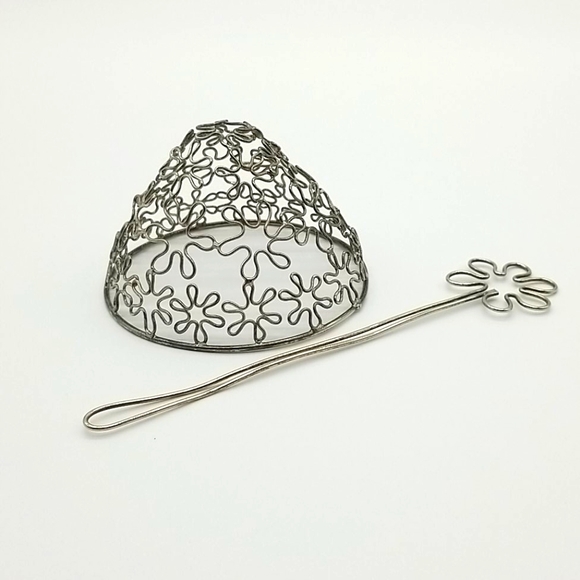 Vintage Accessories Vintage Metal Flower Hair Bun Holder Poshmark